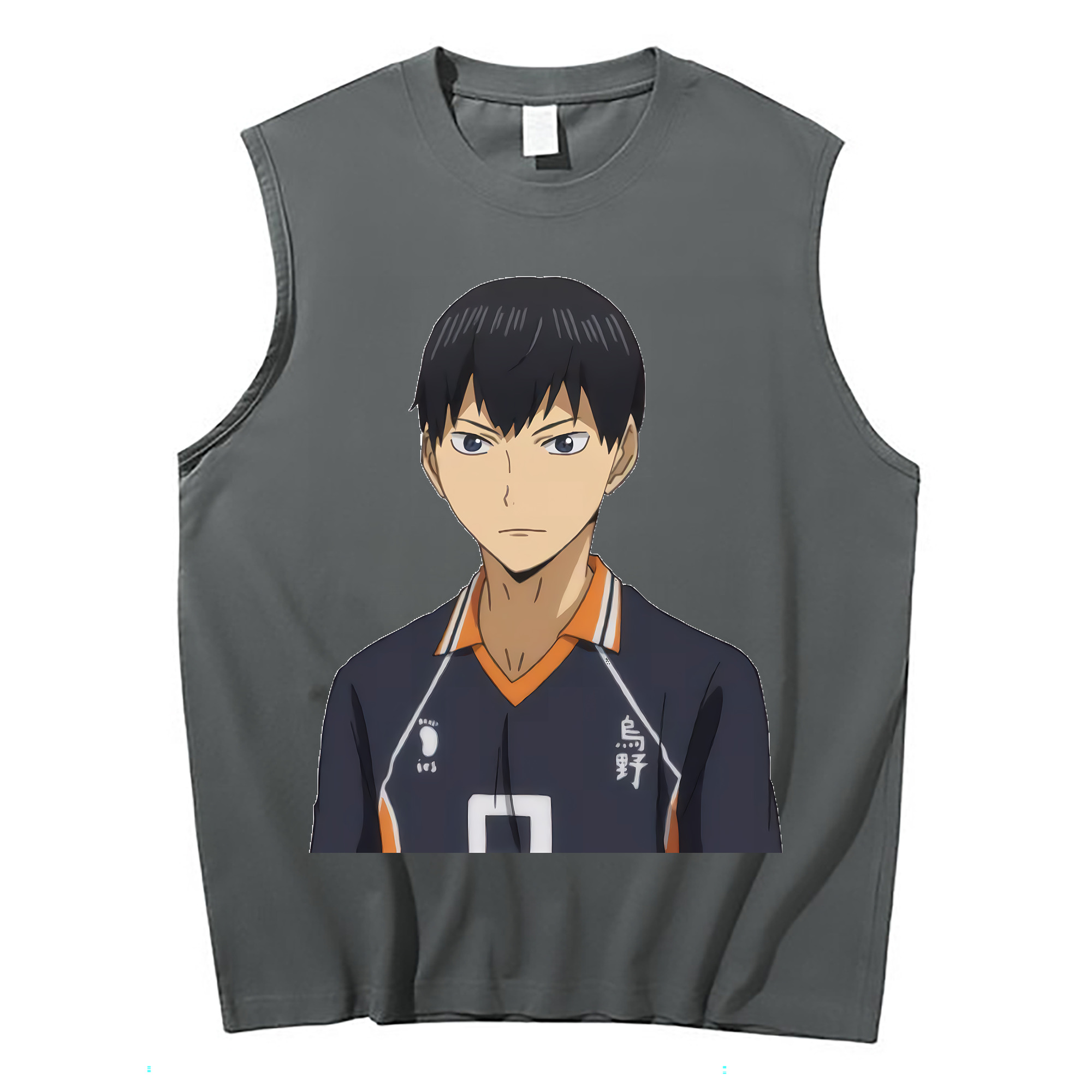 （画像用） ハイキュー!! Haikyu!! コットン100％タンクトップ（フロントプリント）